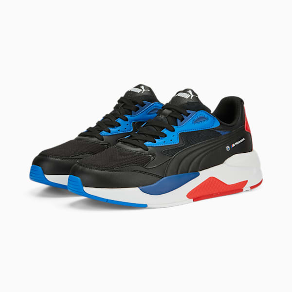BMW M Motorsport X-Ray Speed Unisex Sneakers, PUMA Black-Pro Blue-Pop Red, extralarge-IND