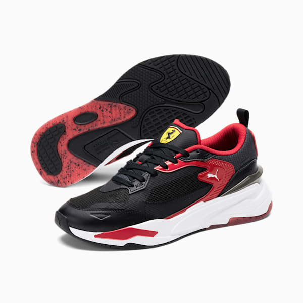 Scuderia Ferrari RS-Fast Motorsport Shoes, Puma Black-Rosso Corsa-Asphalt, extralarge