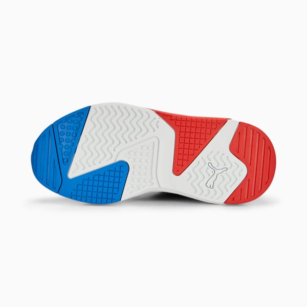 BMW M Motorsport X-Ray Speed Youth Motorsport Shoes, PUMA Black-Pro Blue-Pop Red, extralarge-GBR