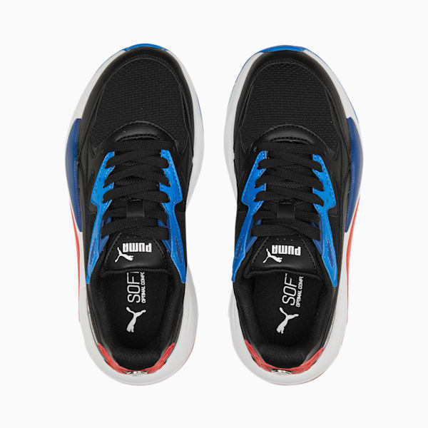 Tenis de automovilismo juveniles BMW M Motorsport X-Ray Speed, PUMA Black-Pro Blue-Pop Red, extralarge