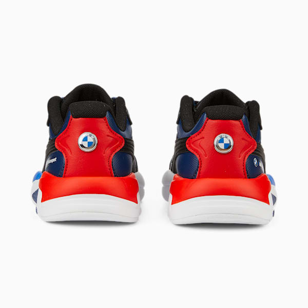 BMW M Motorsport X-Ray Speed Kids' Sneakers, PUMA Black-Strong Blue-Fiery Red, extralarge-IND