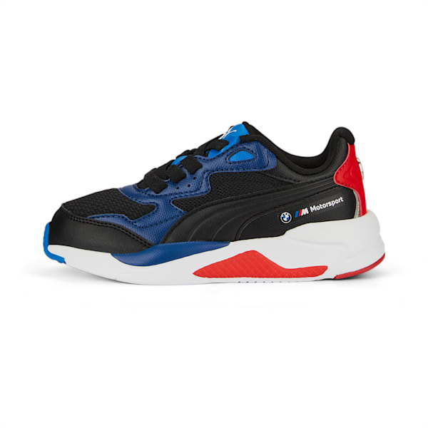BMW M Motorsport X-Ray Speed Kids' Sneakers, PUMA Black-Pro Blue-Pop Red, extralarge-IND