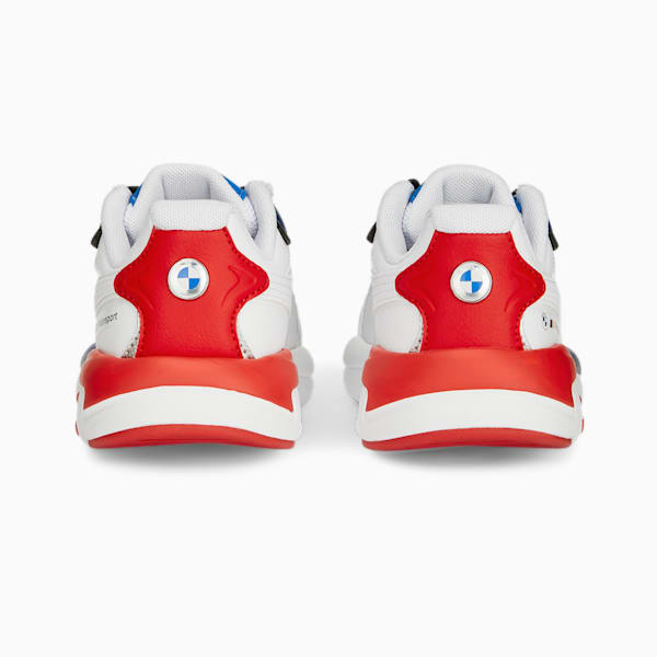 BMW M Motorsport X-Ray Speed Kids' Sneakers, PUMA White-Pro Blue-Pop Red
