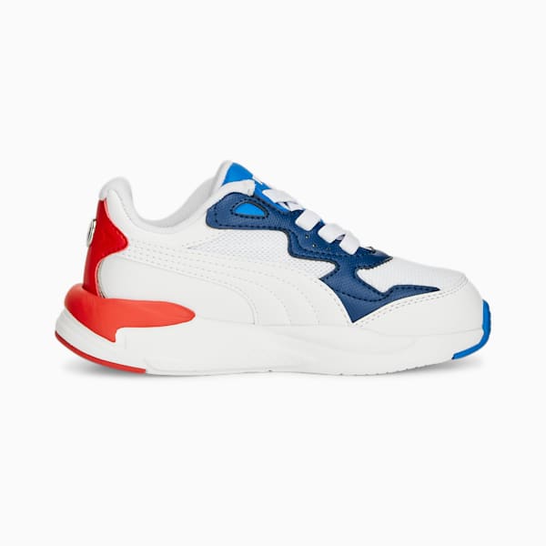 BMW M Motorsport X-Ray Speed Kids' Sneakers, PUMA White-Pro Blue-Pop Red, extralarge-IND