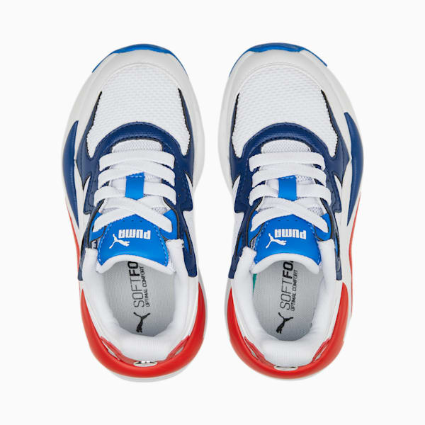 BMW M Motorsport X-Ray Speed Kids' Sneakers, PUMA White-Pro Blue-Pop Red, extralarge-IND