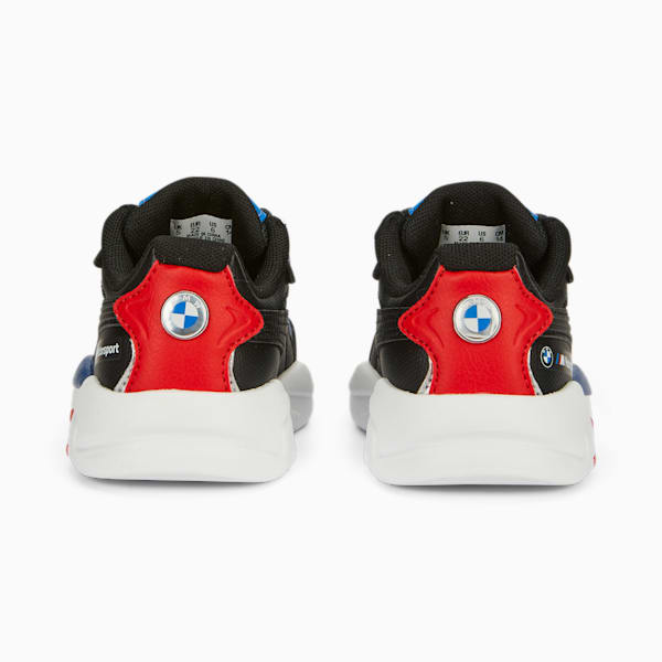 BMW M Motorsport X-Ray Speed Toddlers' Motorsport Shoes, PUMA Black-Pro Blue-Pop Red, extralarge