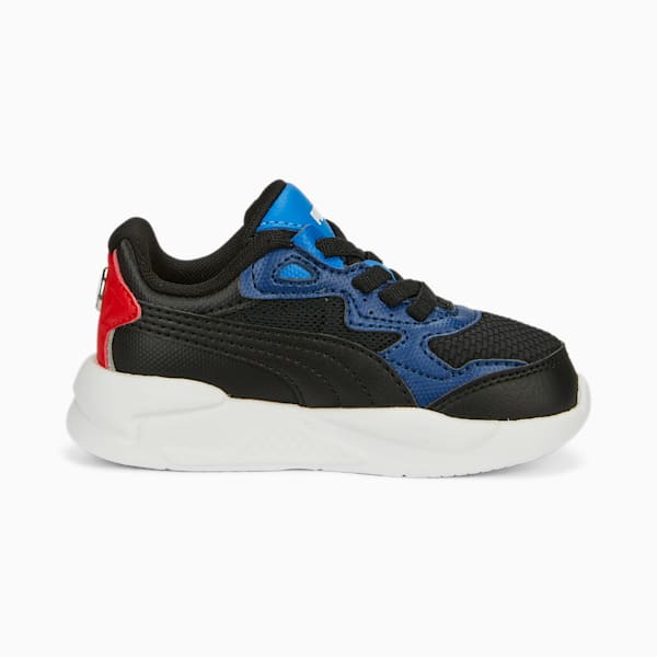 BMW M Motorsport X-Ray Speed Toddlers' Motorsport Shoes, PUMA Black-Pro Blue-Pop Red, extralarge