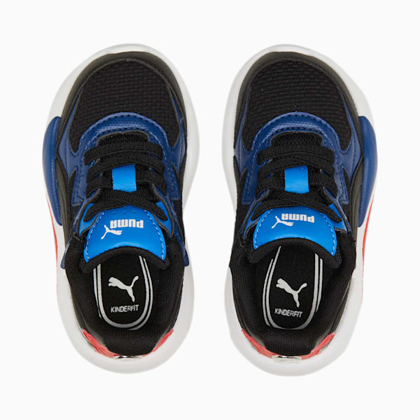 BMW M Motorsport X-Ray Speed Toddlers' Motorsport Shoes, PUMA Black-Pro Blue-Pop Red, extralarge