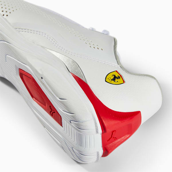 Scuderia Ferrari Drift Cat Decima Motorsport Shoes, Puma White-Rosso Corsa, extralarge