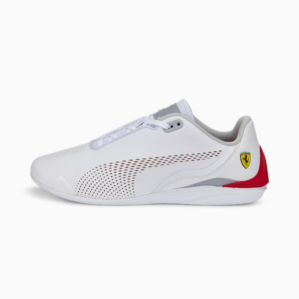 Ferrari Drift Cat Decima Unisex Sneakers, Puma White-Rosso Corsa, extralarge-IND