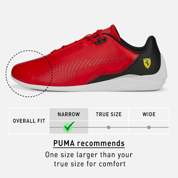 Ferrari Drift Cat Decima Unisex Sneakers, Rosso Corsa-PUMA White-PUMA Black, extralarge-IND