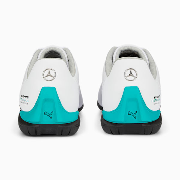 Mercedes AMG Petronas F1 Drift Cat Decima Sneakers, Puma White-Spectra Green-Puma Black, extralarge-IND