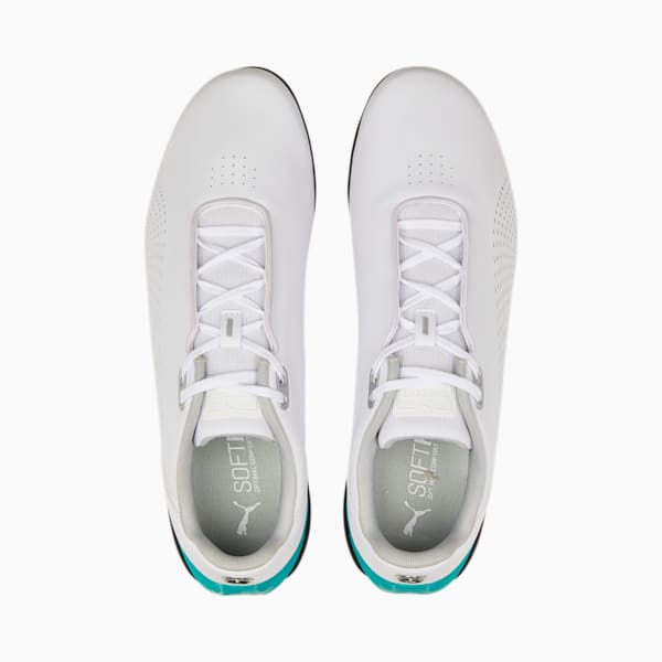 Mercedes AMG Petronas F1 Drift Cat Decima Sneakers, Puma White-Spectra Green-Puma Black, extralarge-IND