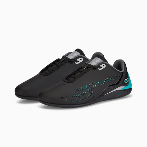 Mercedes AMG Petronas F1 Drift Cat Decima Unisex Sneakers, Puma Black-Spectra Green, extralarge-IND