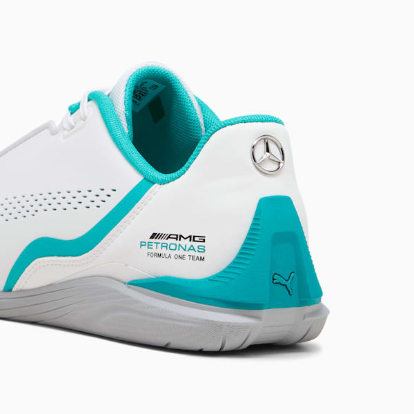 メンズ メルセデス MAPF1 ドリフトキャット デシマ ドライビングシューズ, PUMA White-Spectra Green, extralarge-JPN