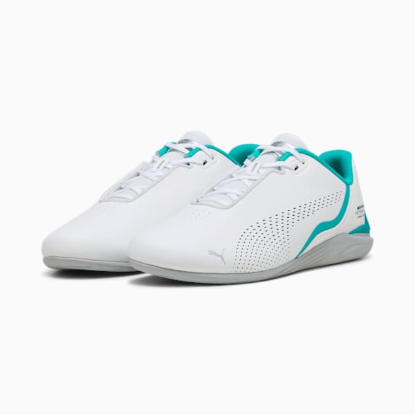 Mercedes AMG Petronas F1 Drift Cat Decima Unisex Sneakers, PUMA White-Spectra Green, extralarge-AUS