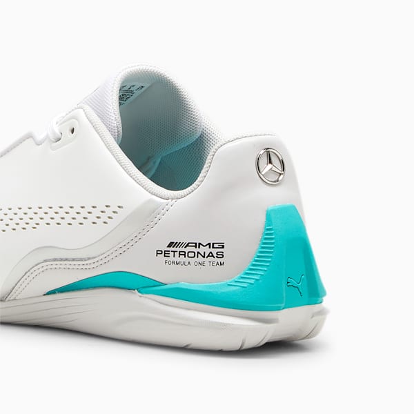 ユニセックス メルセデス MAPF1 ドリフト キャット デシマ ドライビングシューズ, PUMA White-Sheen Green, extralarge-JPN