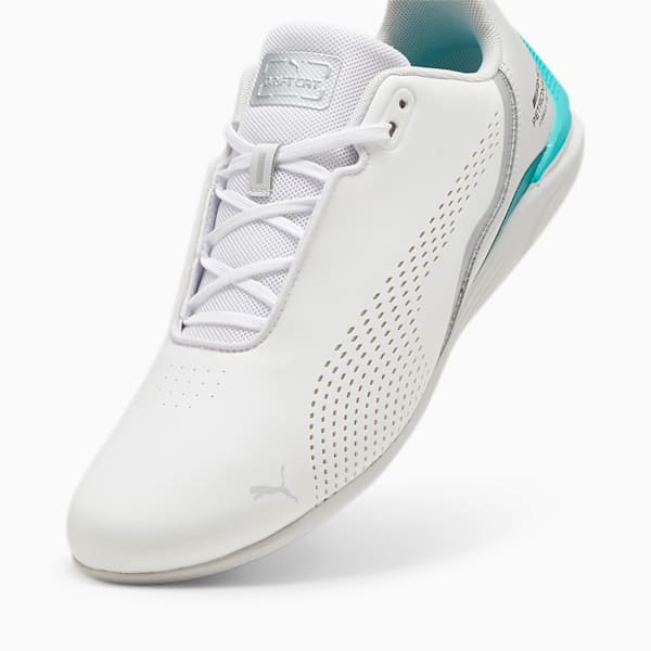 ユニセックス メルセデス MAPF1 ドリフト キャット デシマ ドライビングシューズ, PUMA White-Sheen Green, extralarge-JPN