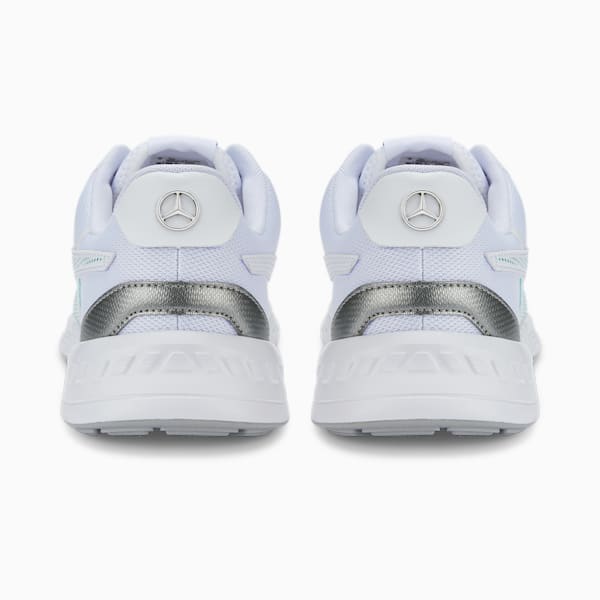 Mercedes AMG Petronas F1 Tiburion Sneakers, Puma White-Spectra Green, extralarge-IND