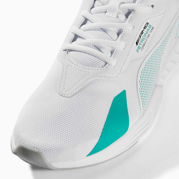 Mercedes AMG Petronas F1 Tiburion Unisex Sneakers, Puma White-Spectra Green, extralarge-IND