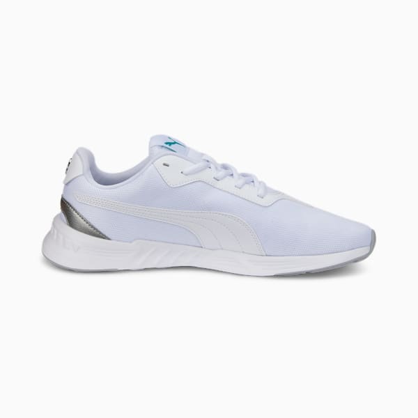 Mercedes AMG Petronas F1 Tiburion Sneakers, Puma White-Spectra Green, extralarge-IND