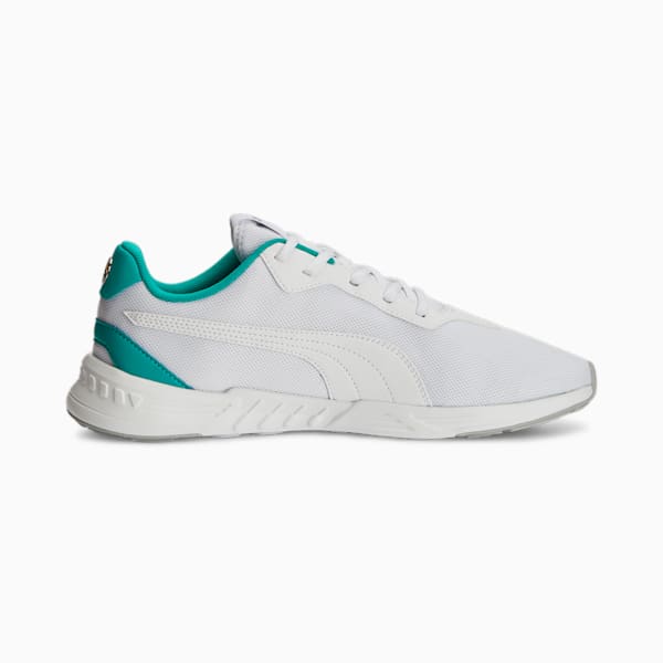 Mercedes AMG Petronas F1 Tiburion Sneakers, PUMA White-Spectra Green-PUMA White, extralarge-IND