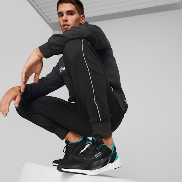 Mercedes AMG Petronas F1 Tiburion Unisex Sneakers, PUMA Black-Spectra Green-PUMA Black, extralarge-IND