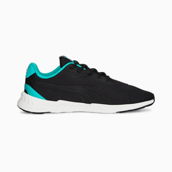 Mercedes AMG Petronas F1 Tiburion Sneakers, PUMA Black-Spectra Green-PUMA Black, extralarge-IND
