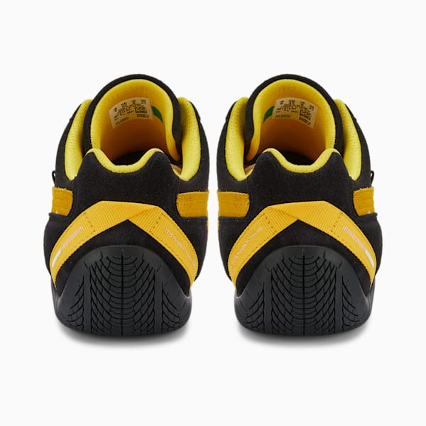 Porsche Legacy Speedcat Driving Shoes, Puma Black-Lemon Chrome, extralarge-GBR