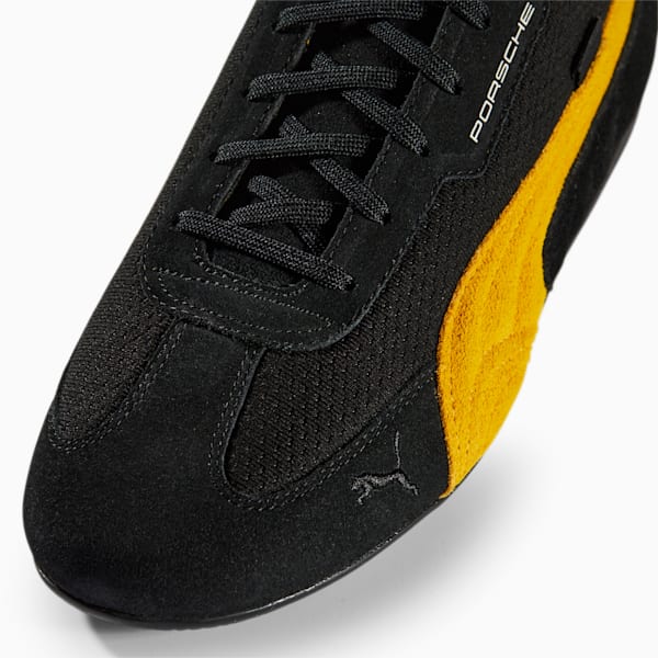 メンズ ポルシェレガシー スピードキャット ドライビングシューズ, Puma Black-Lemon Chrome, extralarge-JPN