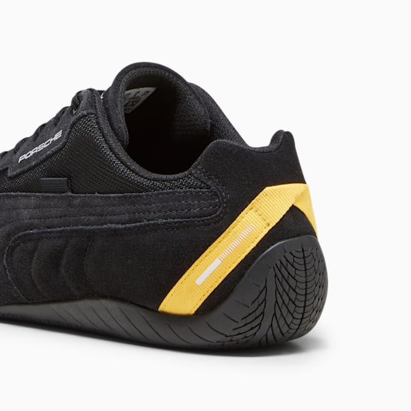 Porsche Legacy Speedcat Driving Shoes, PUMA Black-PUMA Black-Lemon Chrome, extralarge-IND