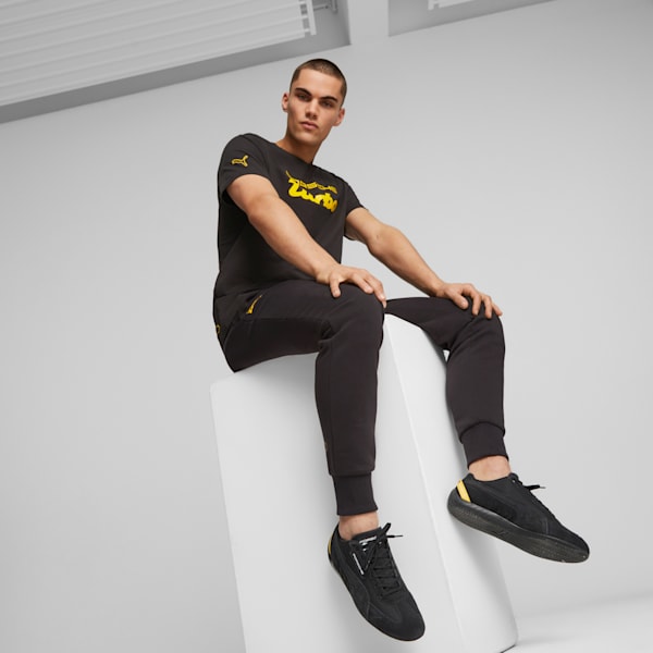 Porsche Legacy Speedcat Driving Shoes, PUMA Black-PUMA Black-Lemon Chrome, extralarge-IND