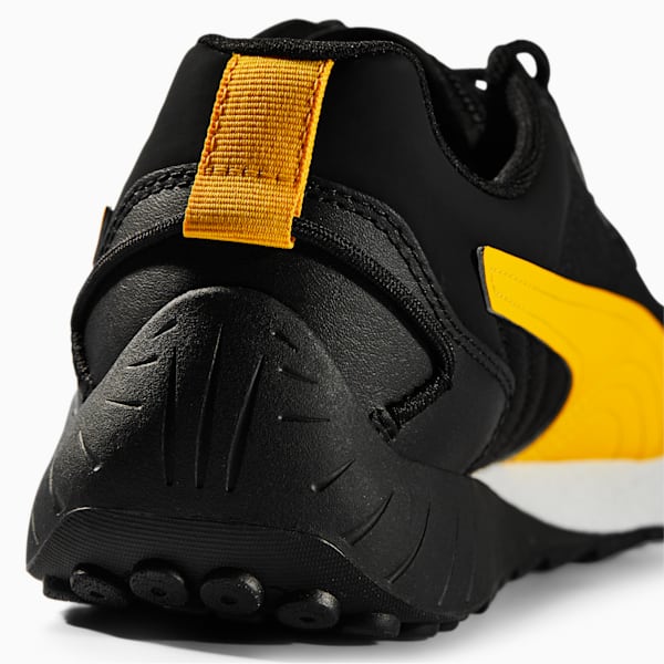 Porsche Legacy Turbo SpeedFusion Motorsport Shoes, Puma Black-Lemon Chrome-Puma White, extralarge-IND