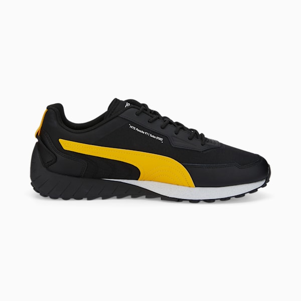 Porsche Legacy Turbo SpeedFusion Motorsport Shoes, Puma Black-Lemon Chrome-Puma White, extralarge-IND
