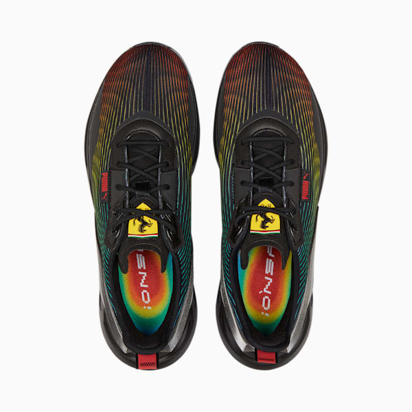 Scuderia Ferrari ION Speed Velocity Motorsport Shoes, Puma Black-Rosso Corsa-Puma Black, extralarge-IND