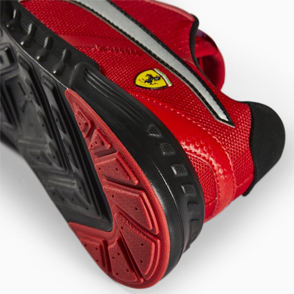 Scuderia Ferrari Tiburion Unisex Sneakers, Rosso Corsa-Puma Silver, extralarge-IDN