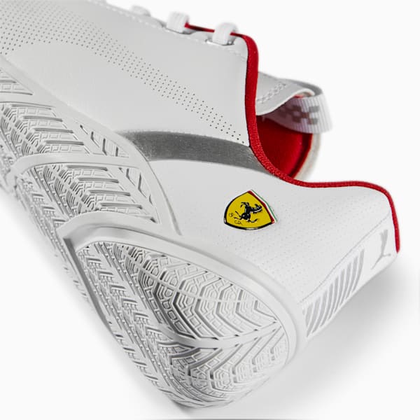 Scuderia Ferrari RDG Cat Unisex Sneakers, Puma White-Rosso Corsa, extralarge-AUS