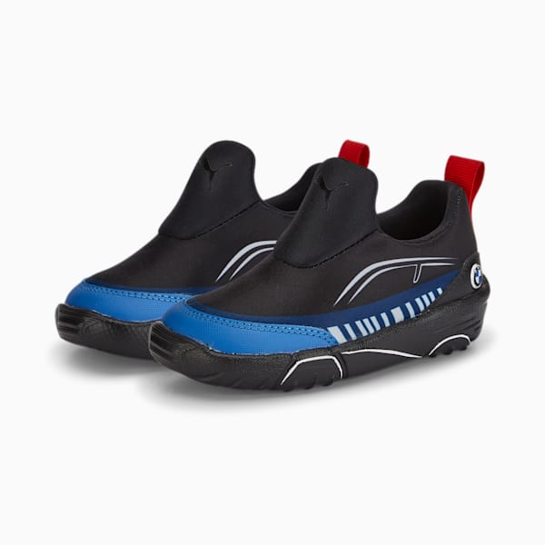 BMW M Motorsport Bao Kart Toddlers Sneakers, Puma Black-Puma White-Estate Blue, extralarge-IND