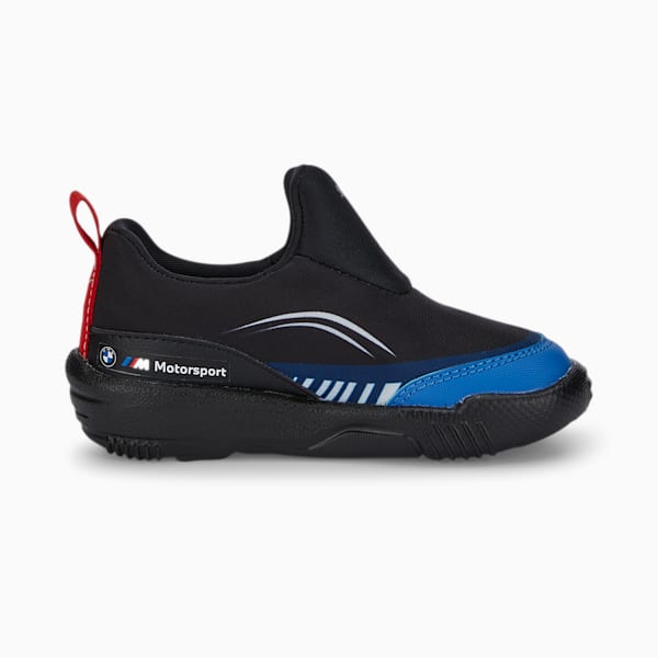 Tenis de automovilismo BMW M Motorsport Bao Kart para bebés, Puma Black-Puma White-Estate Blue, extralarge