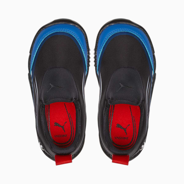 Tenis de automovilismo BMW M Motorsport Bao Kart para bebés, Puma Black-Puma White-Estate Blue, extralarge