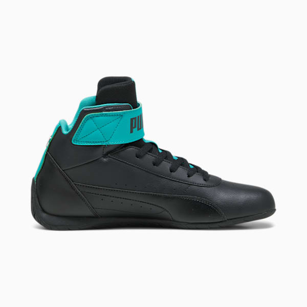 Mercedes AMG Petronas  Neo Cat Mid Men's Sneakers, PUMA Black-PUMA Black-Spectra Green, extralarge-IND