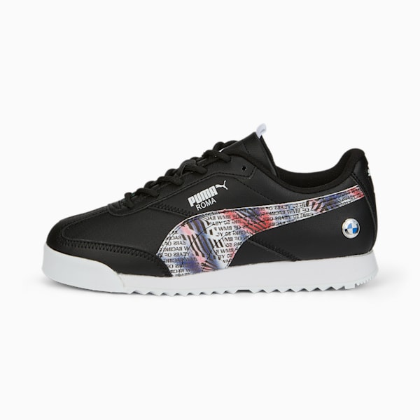 BMW M Motorsport Roma Via Motorsport Sneakers Big Kids, Puma Black-Puma White, extralarge