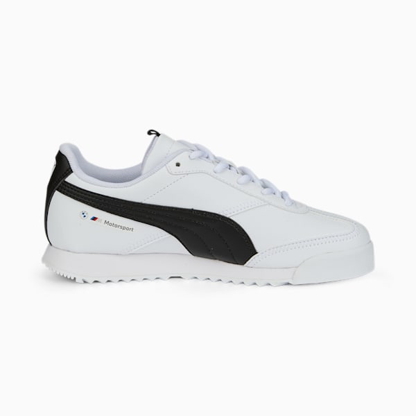 BMW M Motorsport Roma Via Motorsport Sneakers Big Kids, Puma White-Puma Black, extralarge