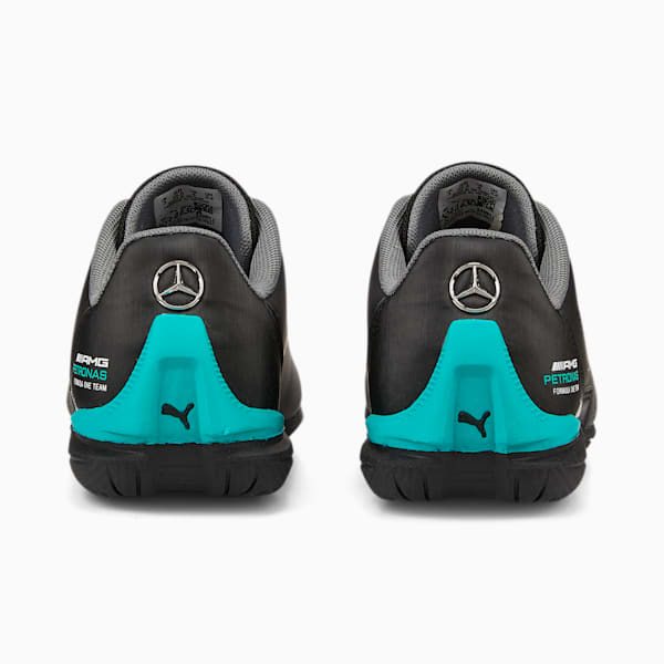 Zapatos de automovilismo Mercedes-AMG Petronas Formula 1 Drift Cat Decima para niños grandes, Puma Black-Spectra Green
