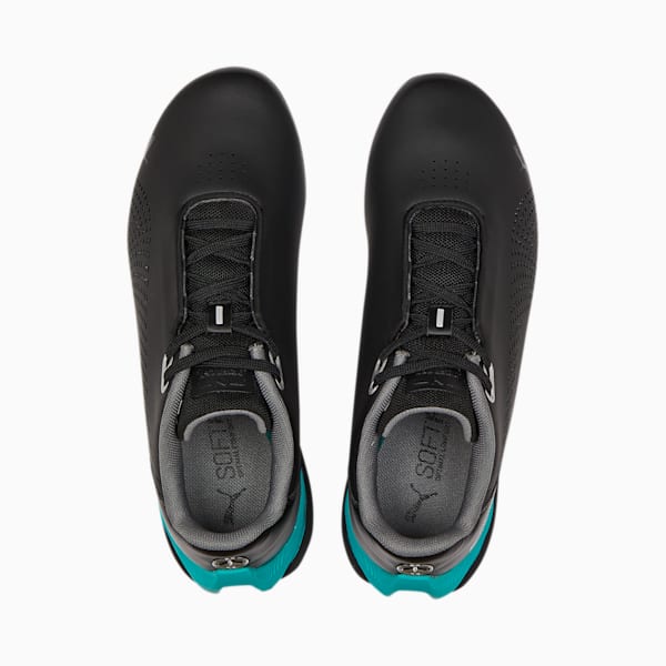 Mercedes AMG Petronas Formula 1 Drift Cat Decima Youth Sneakers, Puma Black-Spectra Green, extralarge-IND