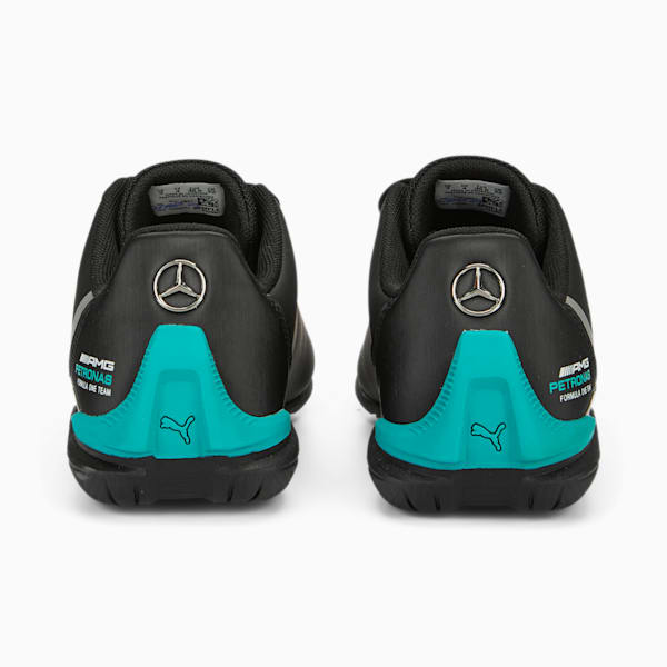Mercedes AMG Petronas Formula 1 Drift Cat Decima Youth Sneakers, PUMA Black-PUMA White-Spectra Green, extralarge-IND