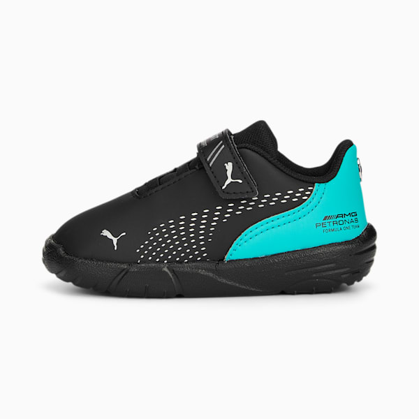 Mercedes-AMG Petronas Drift Cat Decima Toddlers' Motorsport Shoes, PUMA Black-PUMA White-Spectra Green, extralarge-GBR