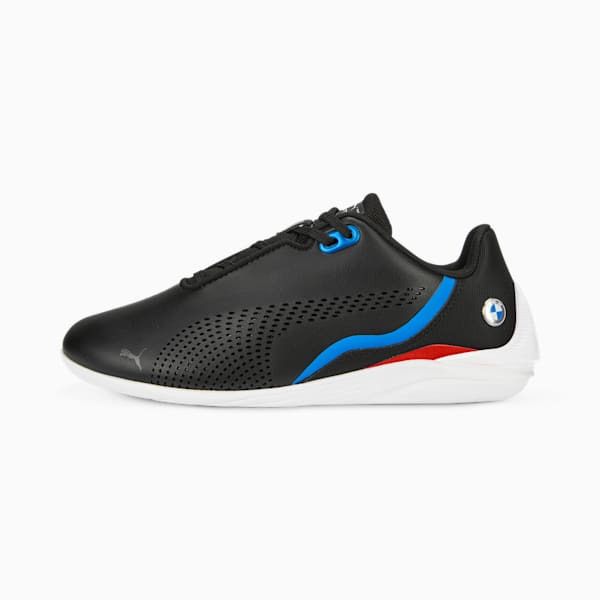 BMW M Motorsport Drift Cat Decima Motorsport Shoes Big Kids, PUMA White-Pop Red-PUMA White, extralarge