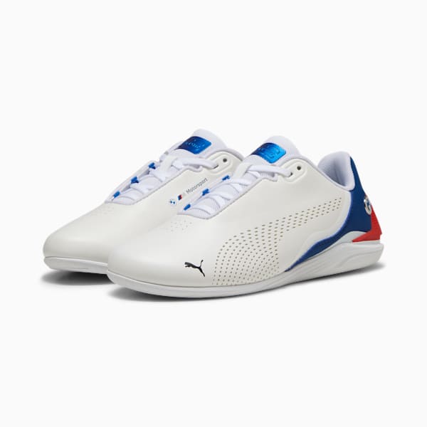 BMW M Motorsport Drift Cat Decima Motorsport Shoes Big Kids, PUMA White-Pro Blue, extralarge