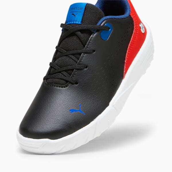 BMW M Motorsport Drift Cat Dec. Kid's Sneakers, PUMA Black-Pop Red-PUMA White, extralarge-IND